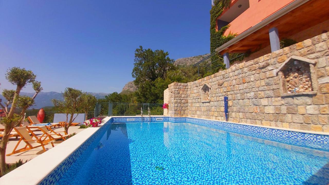 Blue Mediterranean Apartments Sveti Stefan Exterior foto